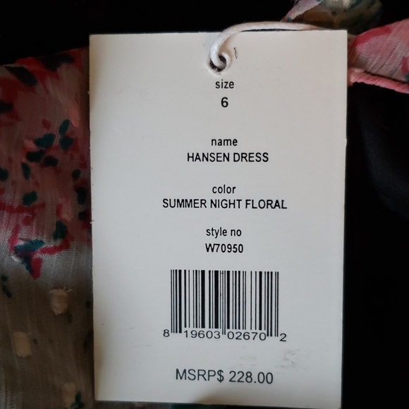 Hansen Cold Shoulder Floral Dress - Picture 5 of 5